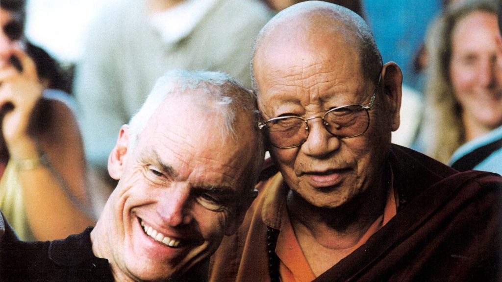 Lama Ole Nydahl ja Lopön Tsechu Rinpoche Grazissa vuonna 1998