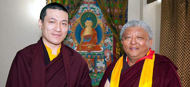 17. Karmapa ja lama Jigme Rinpoche