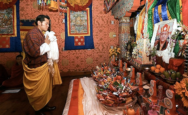 H.M. Bhutanin kuningas Jigme Khesar Namgyal Wangchuck